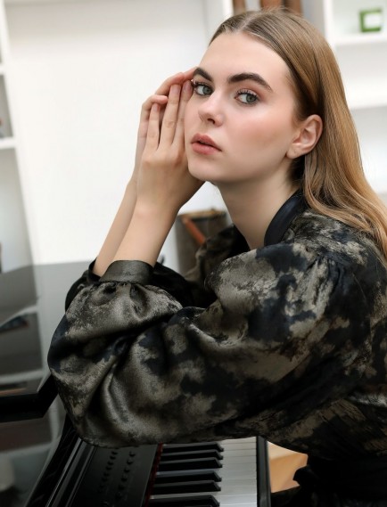 FRANCESCA GAZZELLA KLOŞ ELBİSE - GOLD