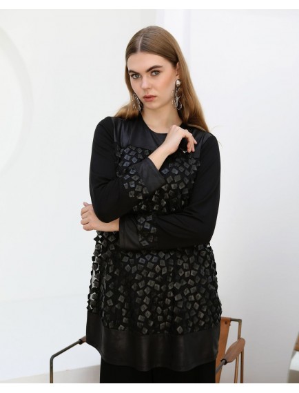 FRANCESCA GAZZELLA İKİLİ PANTOLONLU TAKIM - SİYAH