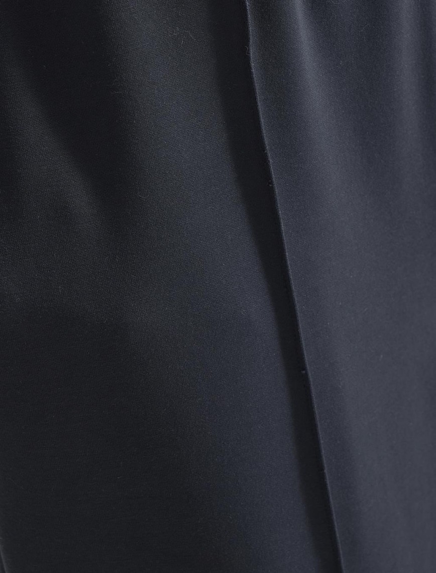 KADRİYE BAŞTÜRK MODAL ÖRME BOL KESİM PANTOLON - FÜME